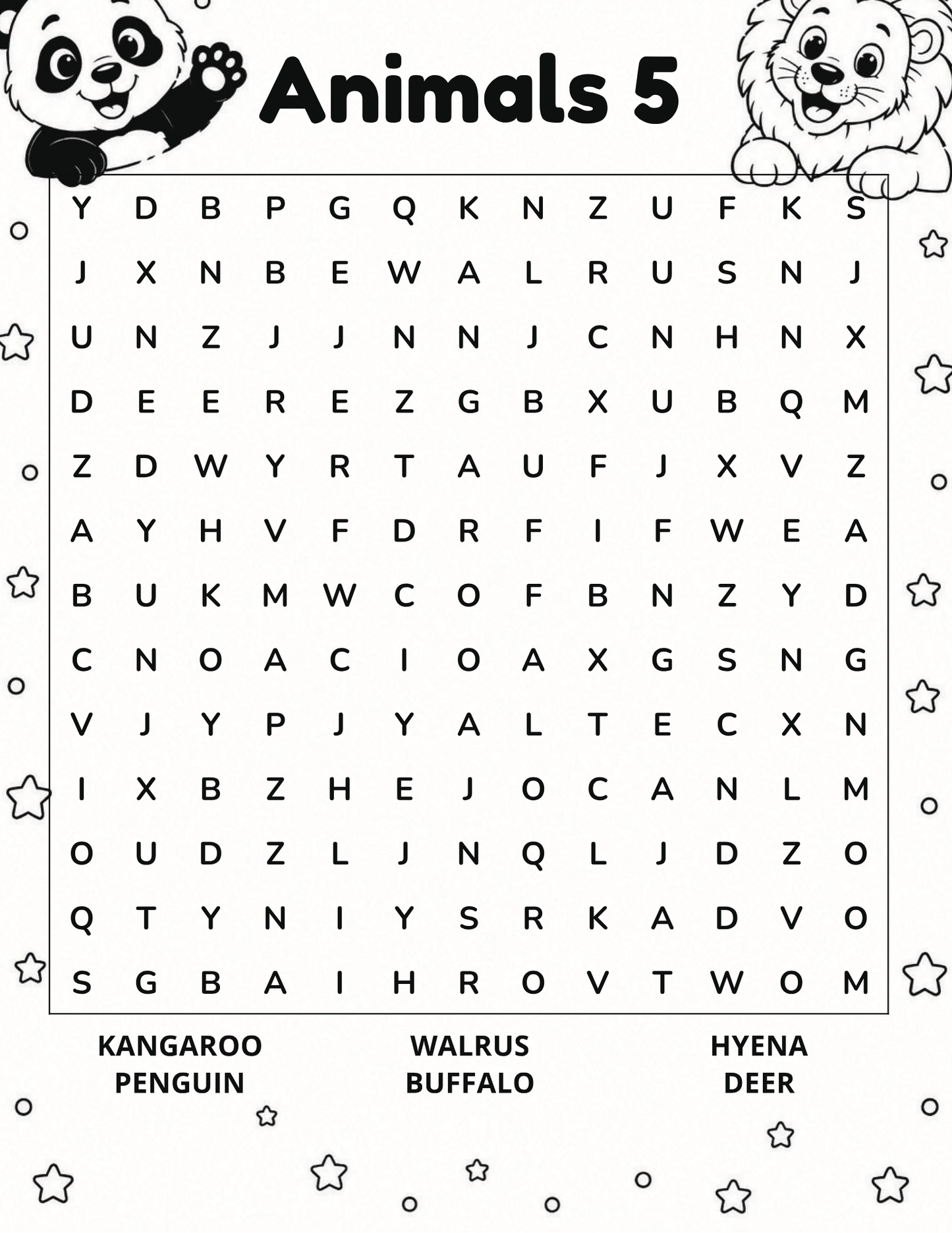 100 Easy Word Searches for Kids: Pink Edition