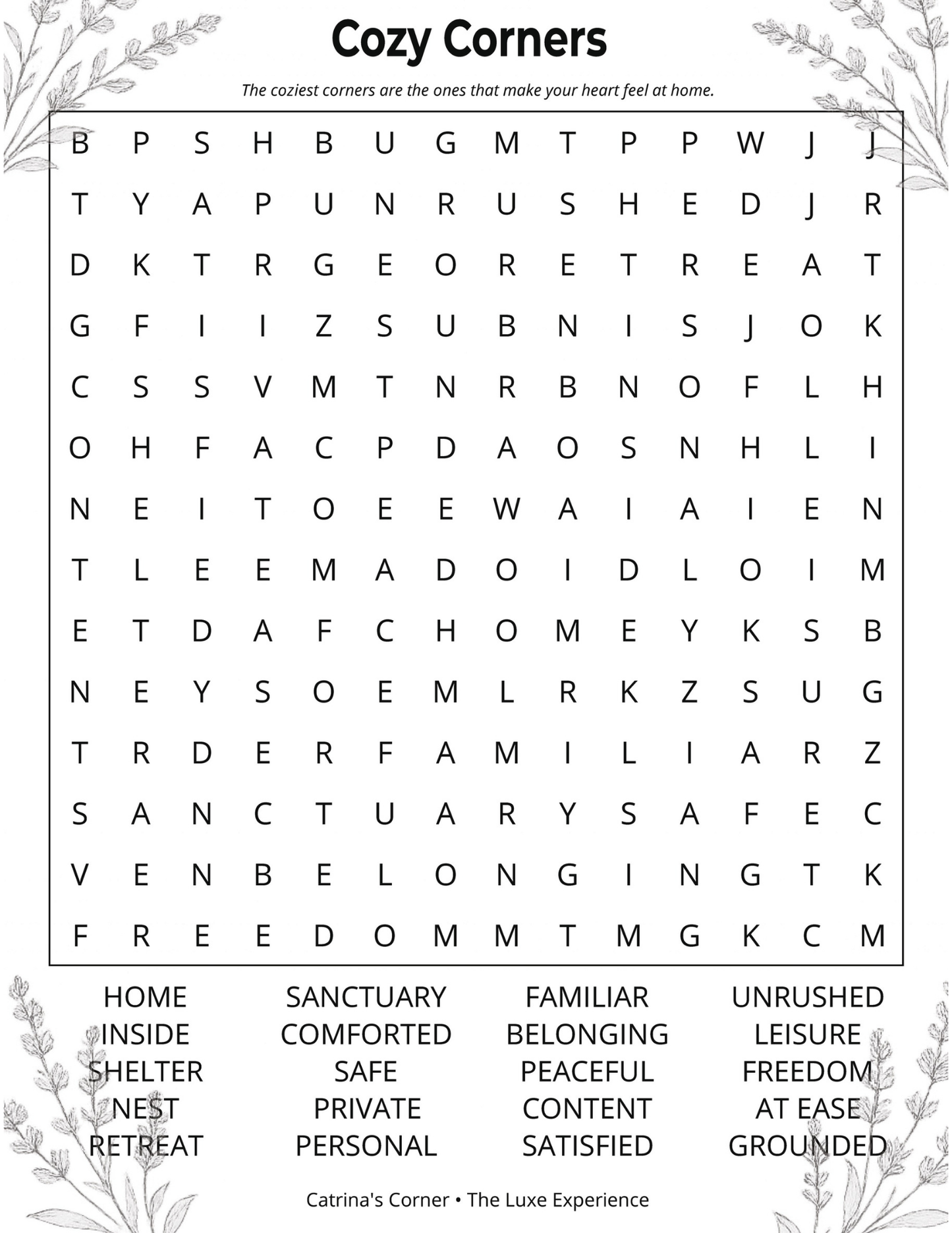 Relax & Unwind – Easy Challenge Edition