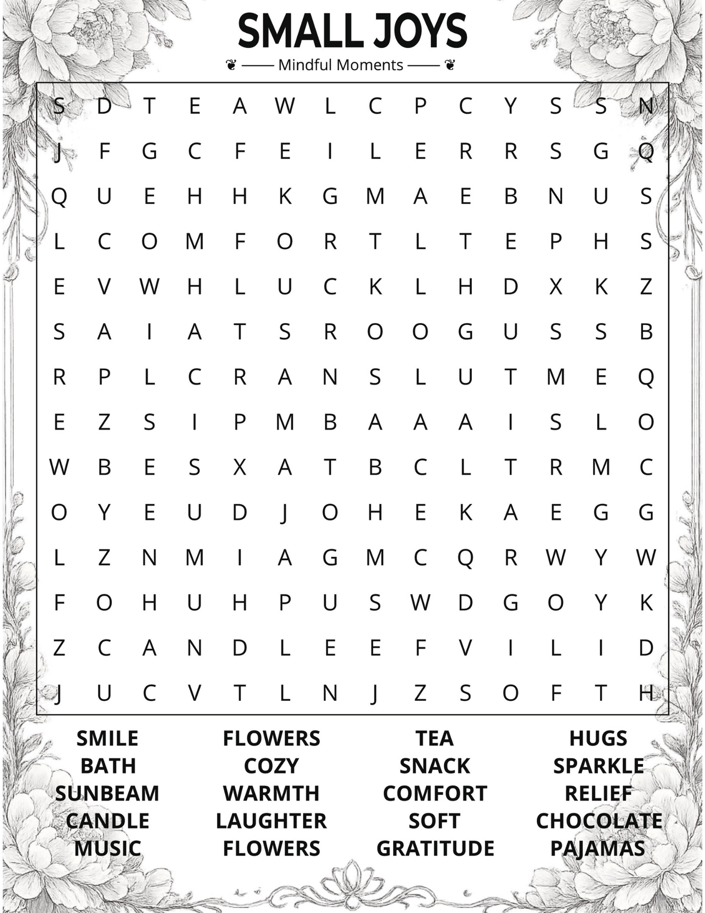 Relax & Unwind: Medium Challenge Large Print Word Search Collection