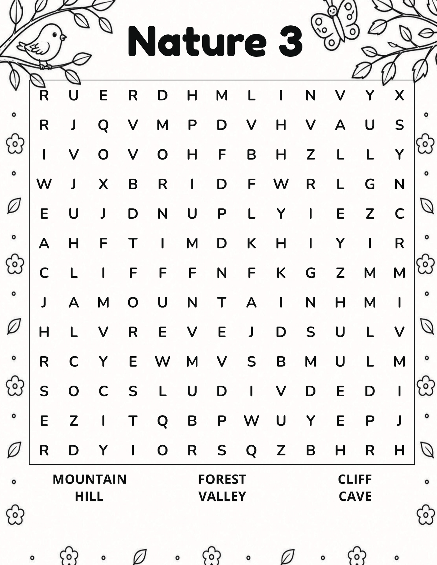 100 Easy Word Searches for Kids: Blue Edition