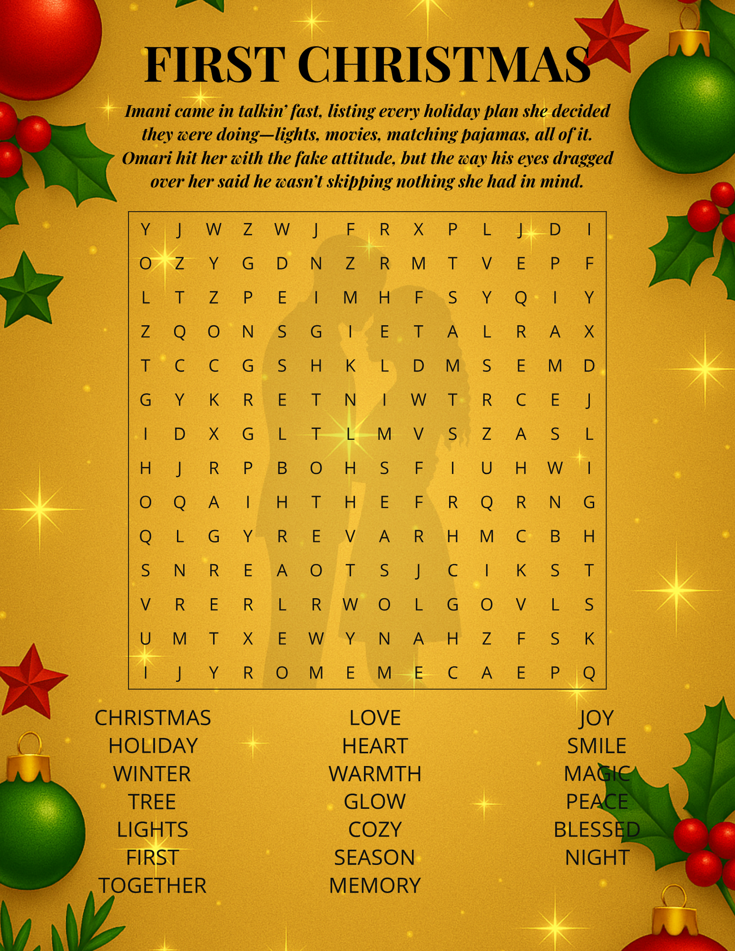 A Grown & Sexy Christmas: Romantic Holiday Word Search Collection