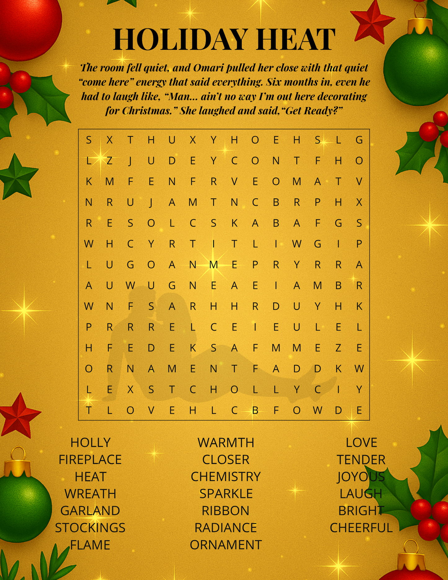 A Grown & Sexy Christmas: Romantic Holiday Word Search Collection