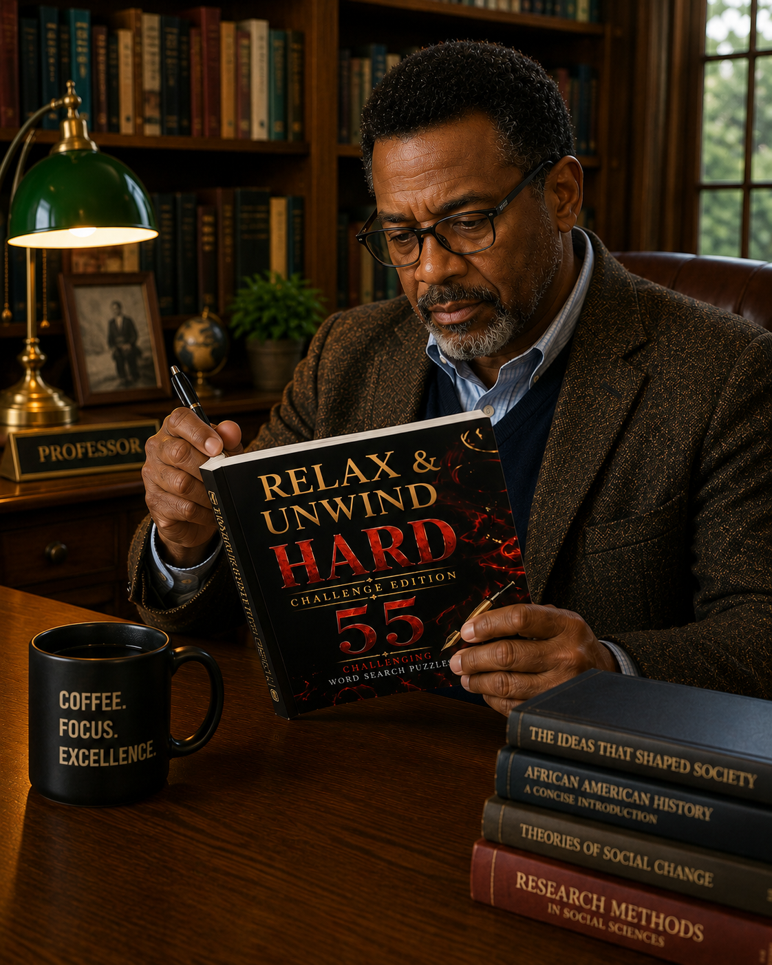 Relax & Unwind: Hard Challenge Large Print Word Search Collection