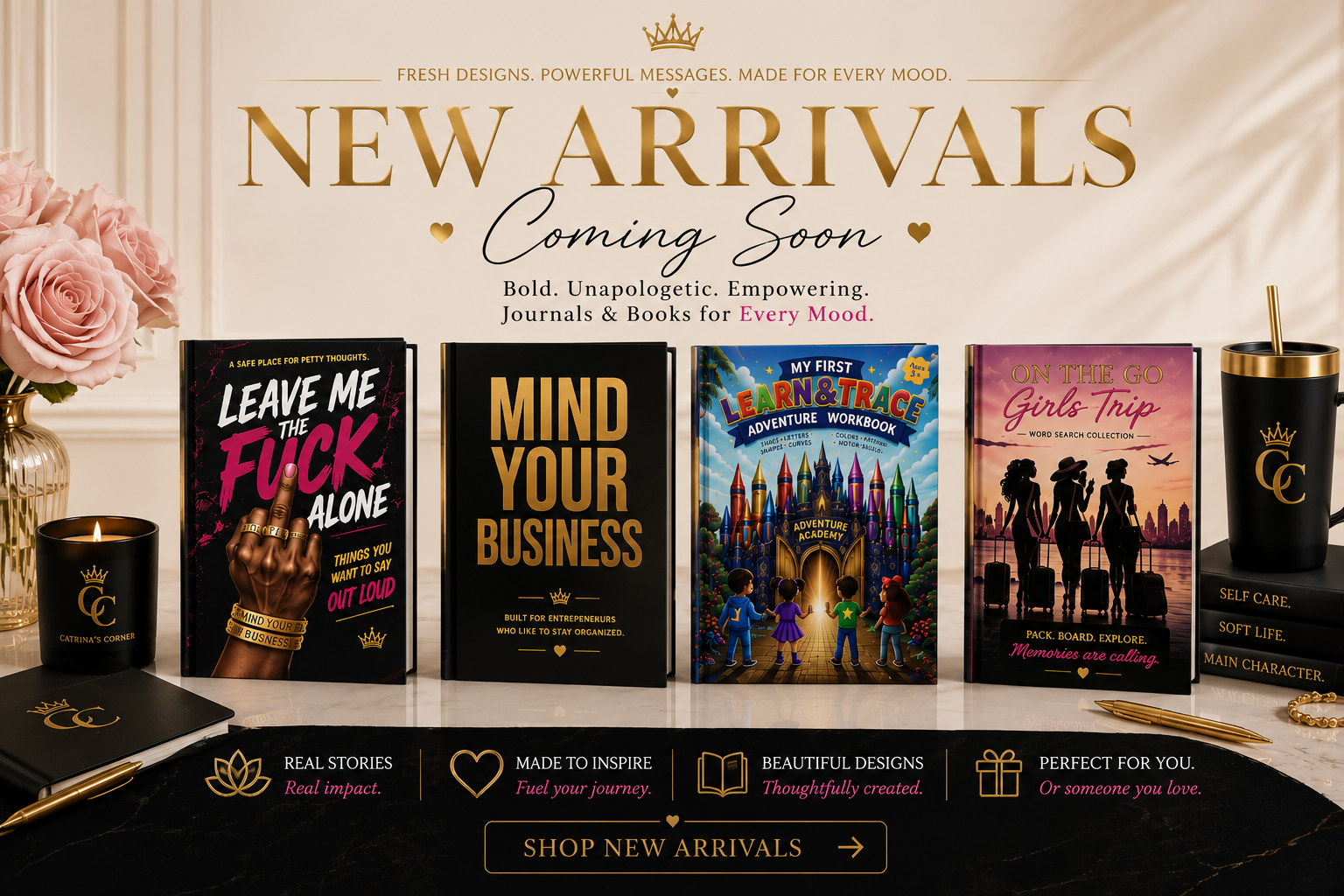Catrina's Corner shop banner
