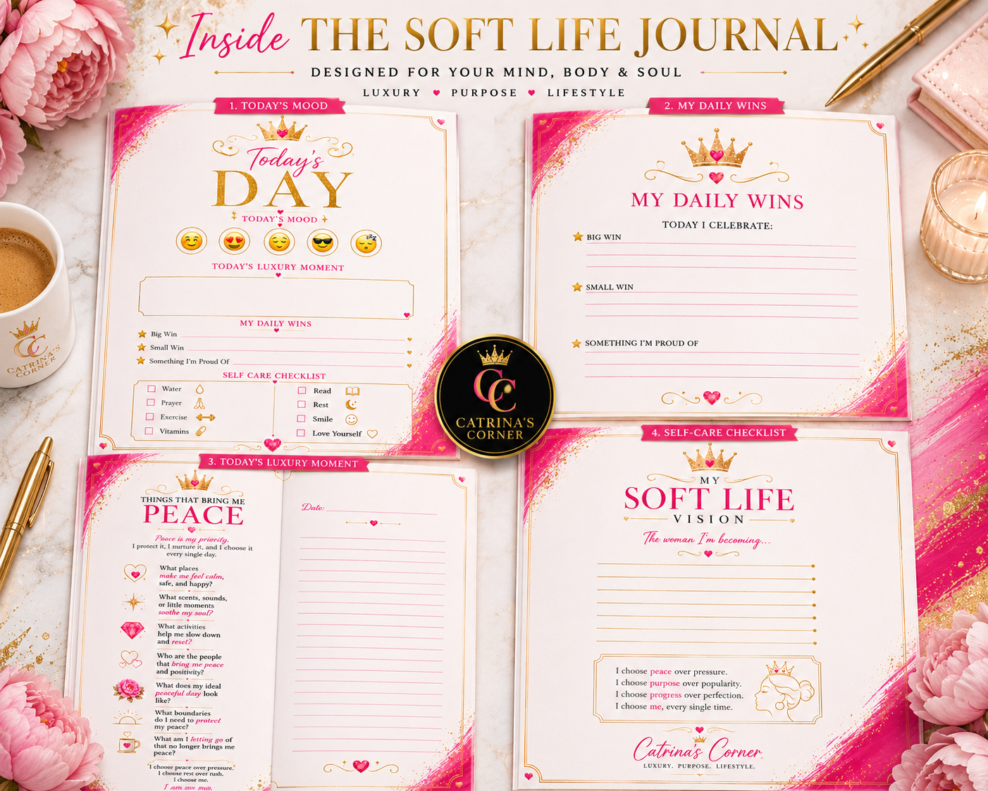 The Soft Life Journal: A Luxury Guided Journal for Women