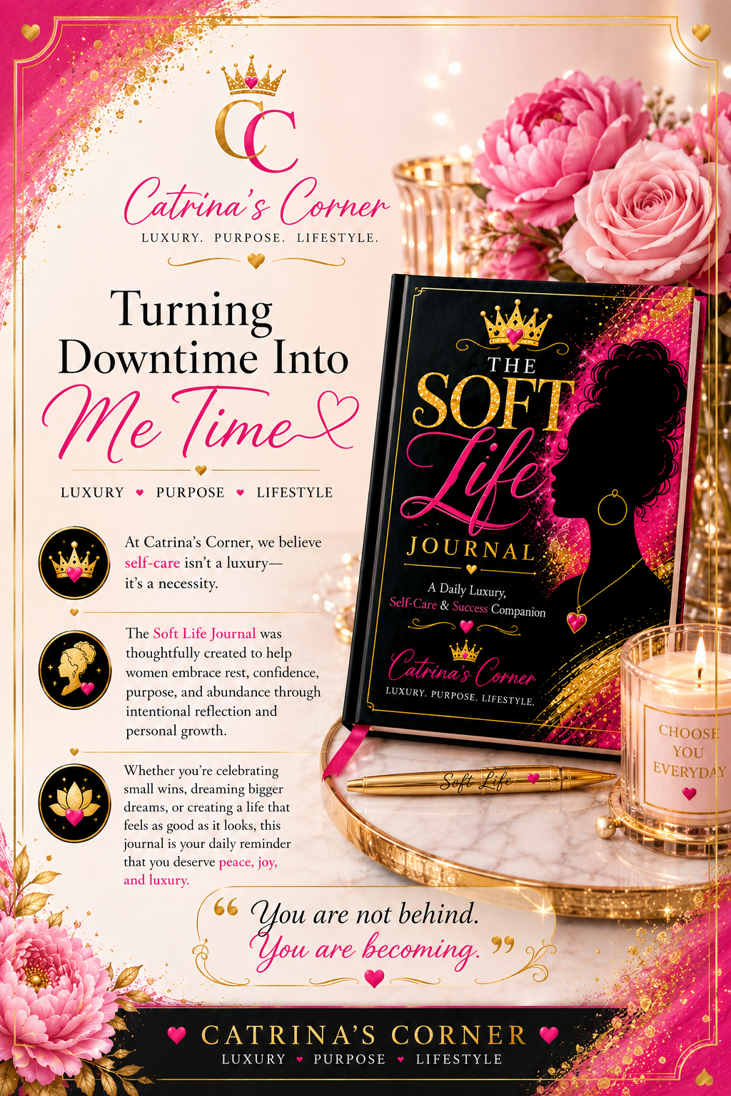 The Soft Life Journal: A Luxury Guided Journal for Women